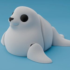 Articulated Seal Pup – 3D-Printable Flexi Seal Toy
