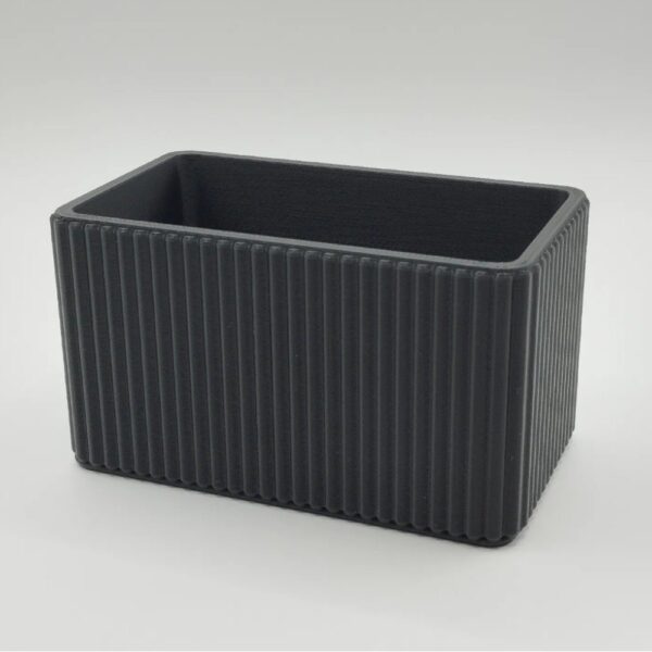 Ribbed Desk Organizer Models – Sleek 3D-Printable Office Storage - Image 2