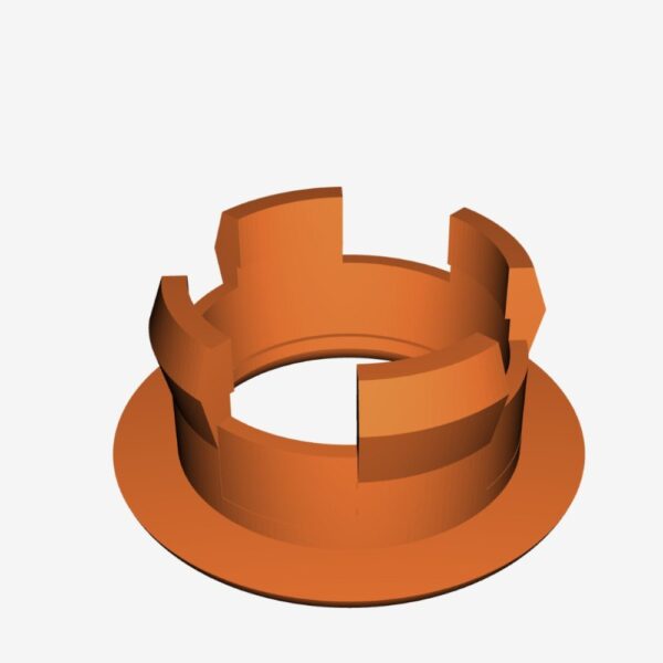 Sink Overflow Cover – 3D Printable Bathroom Sink Overflow Hole Cover - Image 2