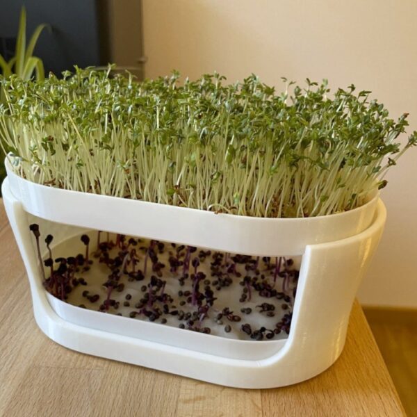 Tiered Planter for Sprouts & Watercress – Stackable Germination System