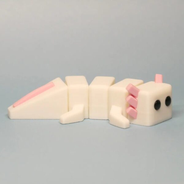 Articulated Axolotl – 3D-Printed Poseable Fidget Toy