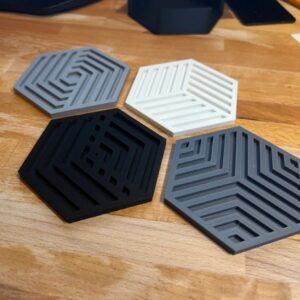 Geometric Coasters – with Bottom