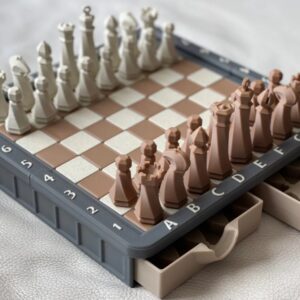 Magnetic Chessboard with Integrated Storage