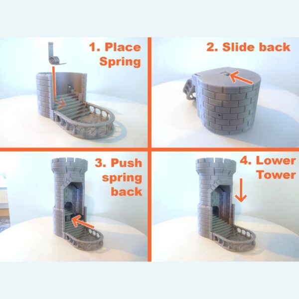 Smash! The Auto‑Reload Dice Tower – Innovative, Self-Reloading Dice Roller for Board Games - Image 3