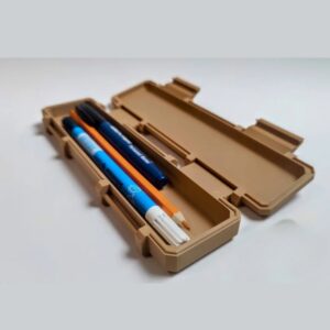 Print‑In‑Place Pencil Box – No Assembly, Hinge & Latch Included
