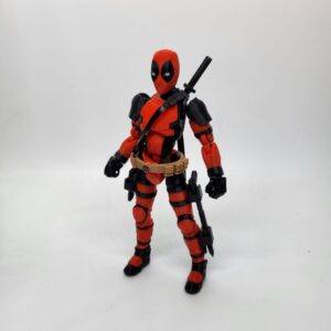 dummy13 – Articulated Deadpool-Inspired Figure | Print-in-Place STL | 3D Printable Action Figure