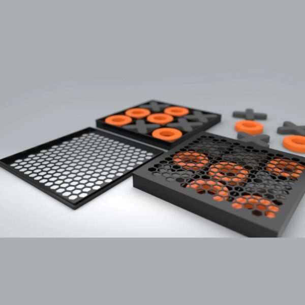Tic-Tac-Toe Game Set – Easy-to-Print 3D Model with Storage Box - Image 3