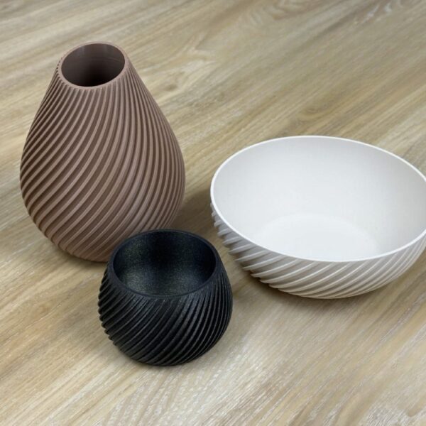 Single Spiral Vase – 3D Printable Modern Decorative Vase for Home Decor