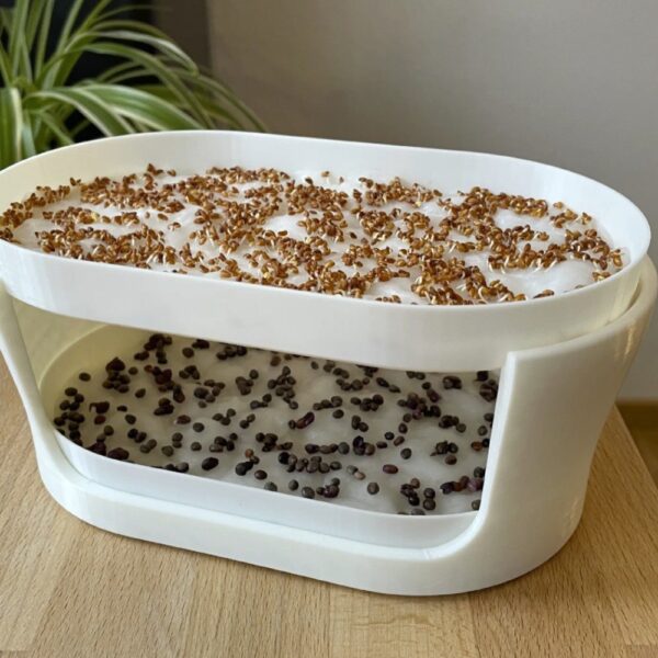 Tiered Planter for Sprouts & Watercress – Stackable Germination System - Image 3