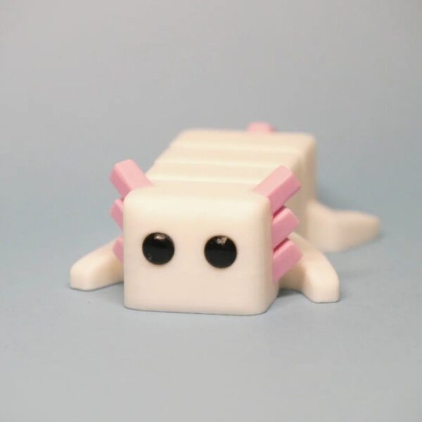 Articulated Axolotl – 3D-Printed Poseable Fidget Toy - Image 3
