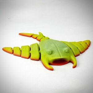 MANTARRAYA – Articulated Manta Ray | Print-in-Place STL | 3D Printable Ocean Creature
