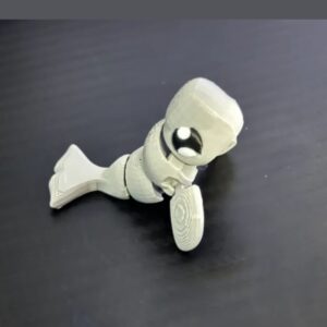 Articulated Cute Beluga – Print-in-Place Whale STL | 3D Printable Beluga Whale Toy