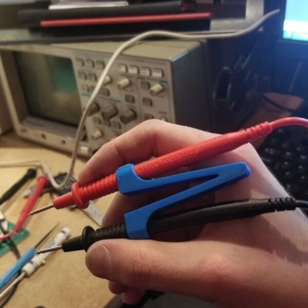 Precision Multimeter Probe Tweezers – One-Handed SMD & Component Testing - Image 4