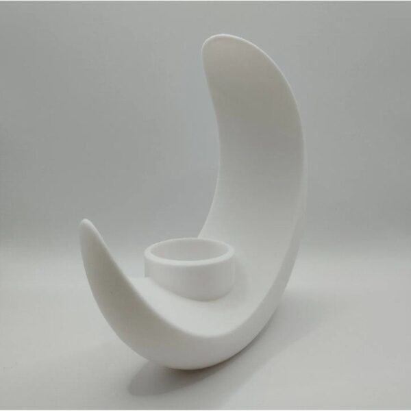 Designer Crescent Moon Vase – Sculptural Decorative Object for Modern Interiors - Image 4