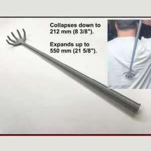 Scratch-Attach Telescopic Back Scratcher V1.0 – 3D Printable, Modular, No Screws