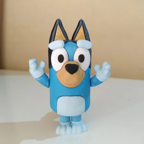 Bluey Articulated Puppet – 3D Printable Poseable Bluey Figure - Image 4