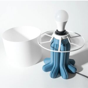 Soru Lamp – 3D-Printable Modern Desk Lamp with Customizable Design