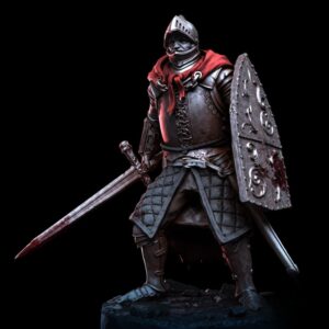 Lone Hero – Old Sarkisian | 3D Printable Figure | Legendary Warrior STL