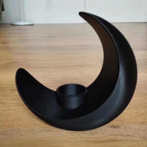Designer Crescent Moon Vase – Sculptural Decorative Object for Modern Interiors - Image 5