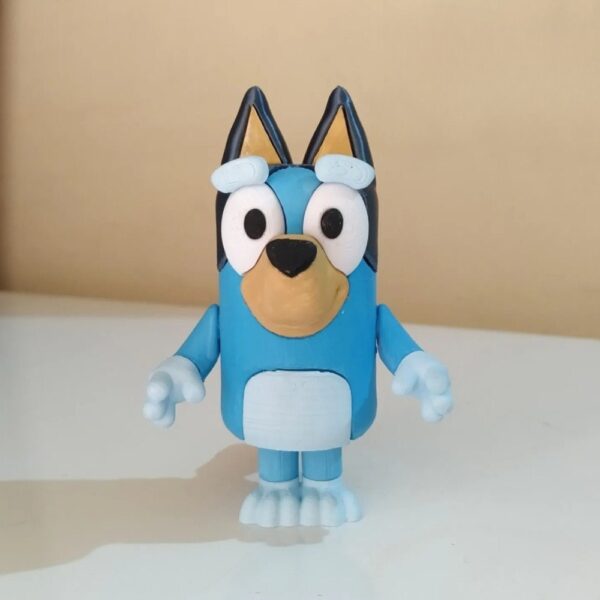 Bluey Articulated Puppet – 3D Printable Poseable Bluey Figure - Image 5