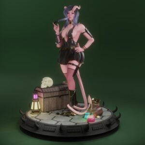 Trainer Cynthia – 3D Printable Model from Pokémon (NSFW Version Available)