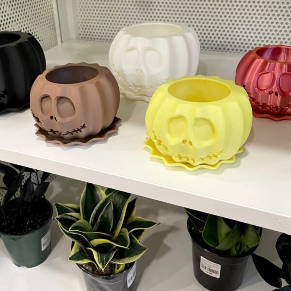 Playful Pumpkin Planter – 3D‑Printable Halloween & Fall Decor Pot - Image 2
