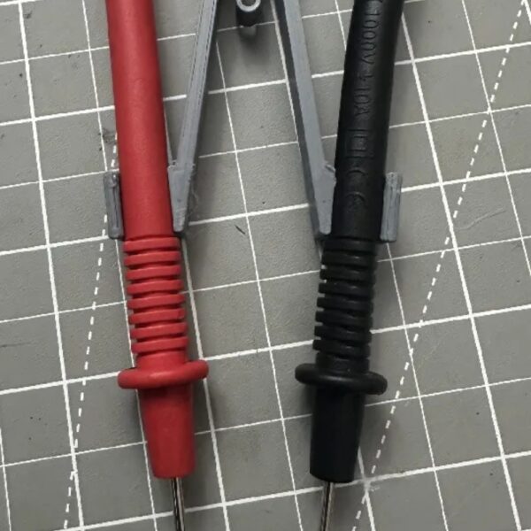 Precision Multimeter Probe Tweezers – One-Handed SMD & Component Testing - Image 2
