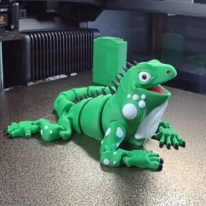 Iguana – Articulated Multicolor STL | Color STLs + 3MF Files for 3D Printing