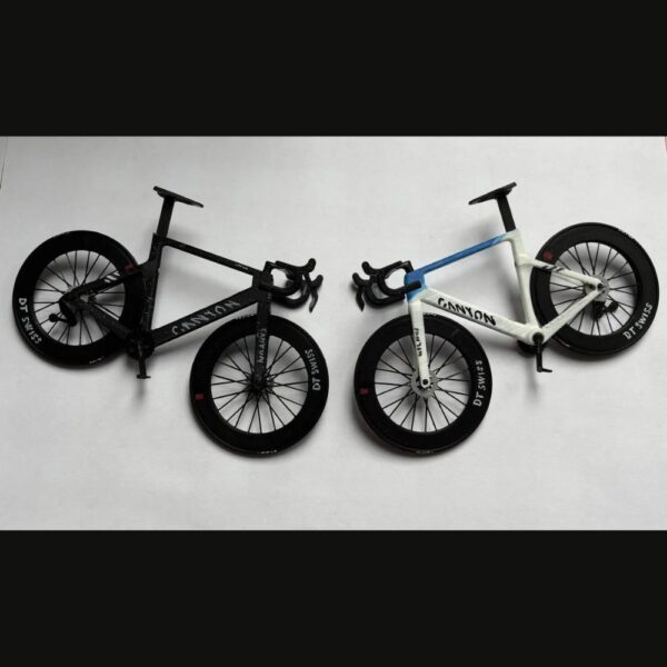 Aero Road Bike Snap-Fit 3D Model – Glue-Free Miniature for Cycling Enthusiasts (1:12 Scale) - Image 2