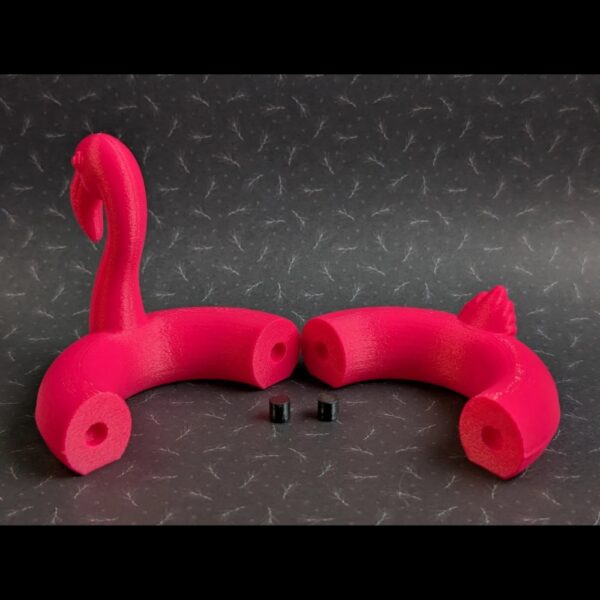 Capybara Pool Float STL – 3D Printable Chill Capybara with Flamingo Ring (Fun Summer Design) - Image 2