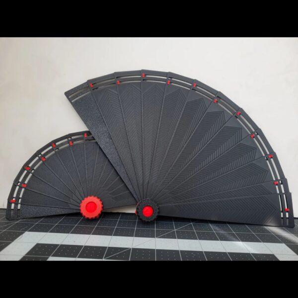3D Printable Folding Fan STL – Customizable Hand Fan for Cosplay & Summer (Easy Assembly) - Image 2