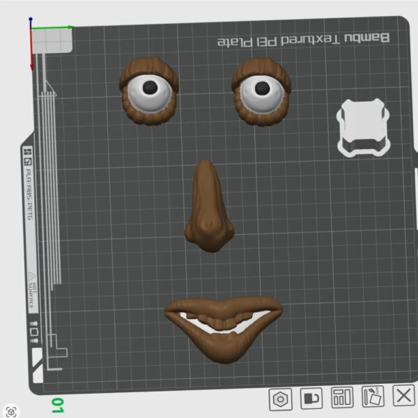 Tree Face STL – 3D Printable Whimsical Tree Decor (Fun Garden & Forest Accessory) - Image 2