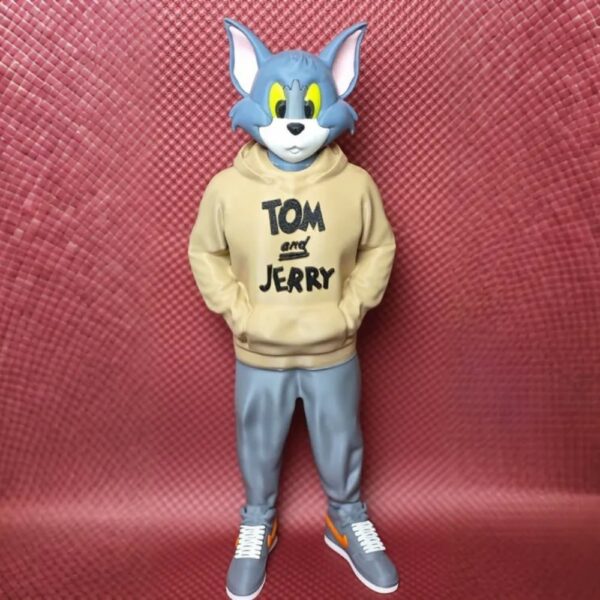 Urban Tom STL – 3D Printable Streetwear Cat Model (Graffiti-Style Collectible for Resin/FDM) - Image 2