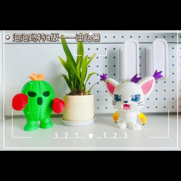 Digimon Q-version Gatomon (Assembled) – Cute Chibi-Style Collectible Figure - Image 2