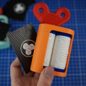Wood Grain Embossing Roller – Realistic Wood Texture Tool for Rustic Business Cards & Eco-Friendly Packaging