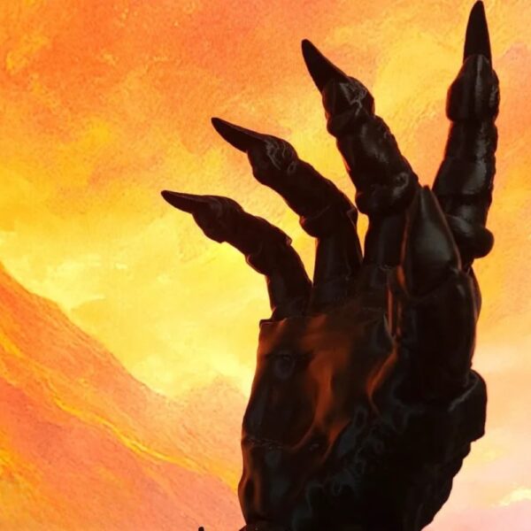 "Hand of Sauron" Controller Stand – LOTR-Themed Gaming Accessory for PS5/Xbox/PC (Resin & LED) - Image 2