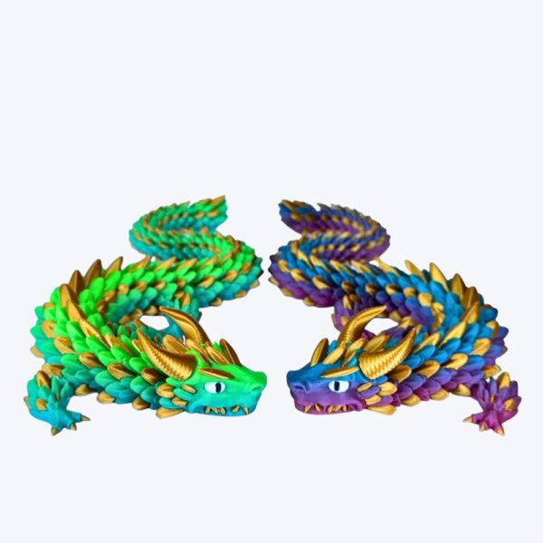 Zephyros Flexi Dragon 3D Model – Articulated Fantasy Dragon STL for Printing (FDM/Resin) - Image 2