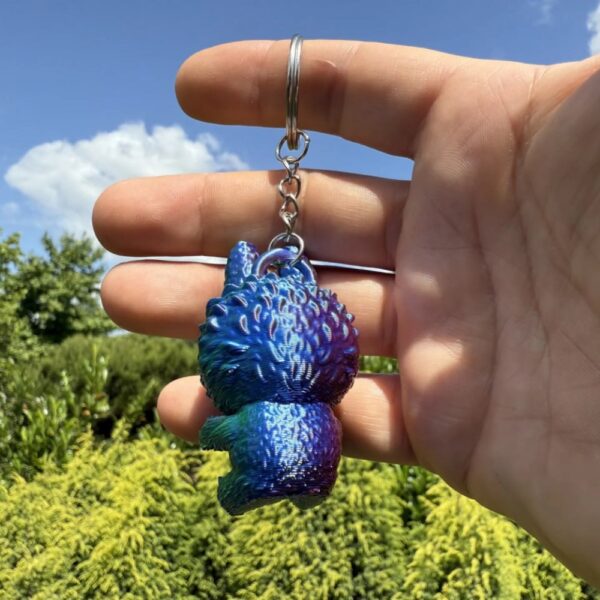Labubu "Have a Seat" Keychain – Adorable Sitting Plush Accessory - Image 2