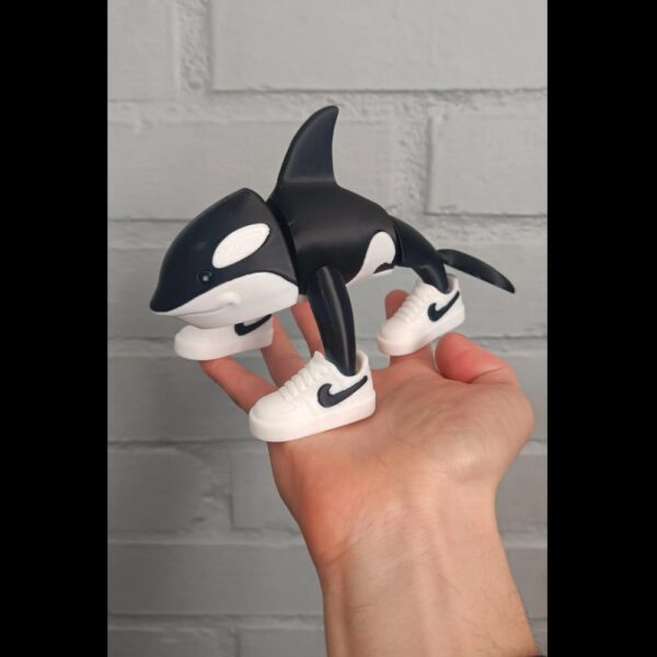 Orcalero Orcala – Killer Whale in Nike Streetwear Art Print | Urban Marine Life Poster - Image 3