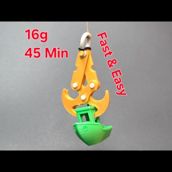 Universal PETG 20 kg Hook – Heavy-Duty 3D-Printed Bracket - Image 2
