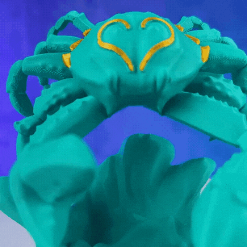 Cancer Zodiac Decor – Nurturing Crab Astrology Wall Art / Jewelry