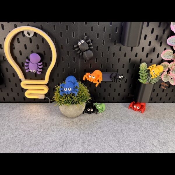 Articulated Cute Spider Toy – Poseable & Movable Fun Collectible for Kids & Adults - Image 3