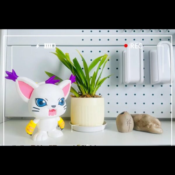 Digimon Q-version Gatomon (Assembled) – Cute Chibi-Style Collectible Figure - Image 3