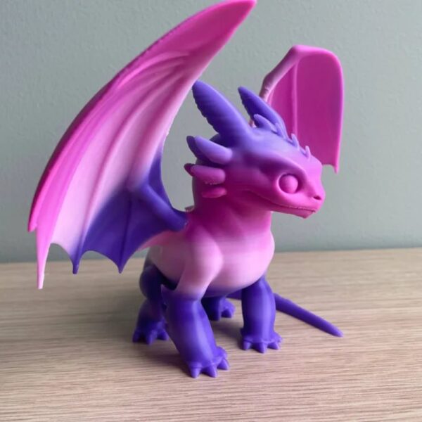 Night Fury-Inspired Dragon Figure – Toothless-Like Collectible Toy & Decor (Resin/PVC) - Image 3