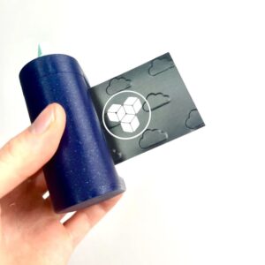 Cloud Pattern Embossing Roller – Sky-Inspired Texture Tool for Dreamy Business Cards & Stationery