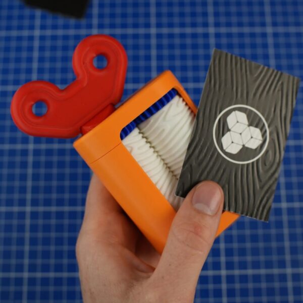 Wood Grain Embossing Roller – Realistic Wood Texture Tool for Rustic Business Cards & Eco-Friendly Packaging - Image 3