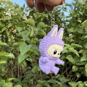 Labubu "Have a Seat" Keychain – Adorable Sitting Plush Accessory
