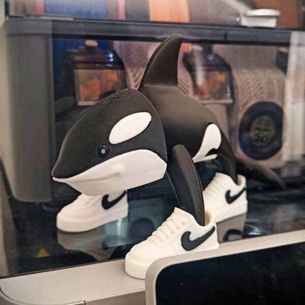 Orcalero Orcala – Killer Whale in Nike Streetwear Art Print | Urban Marine Life Poster - Image 4