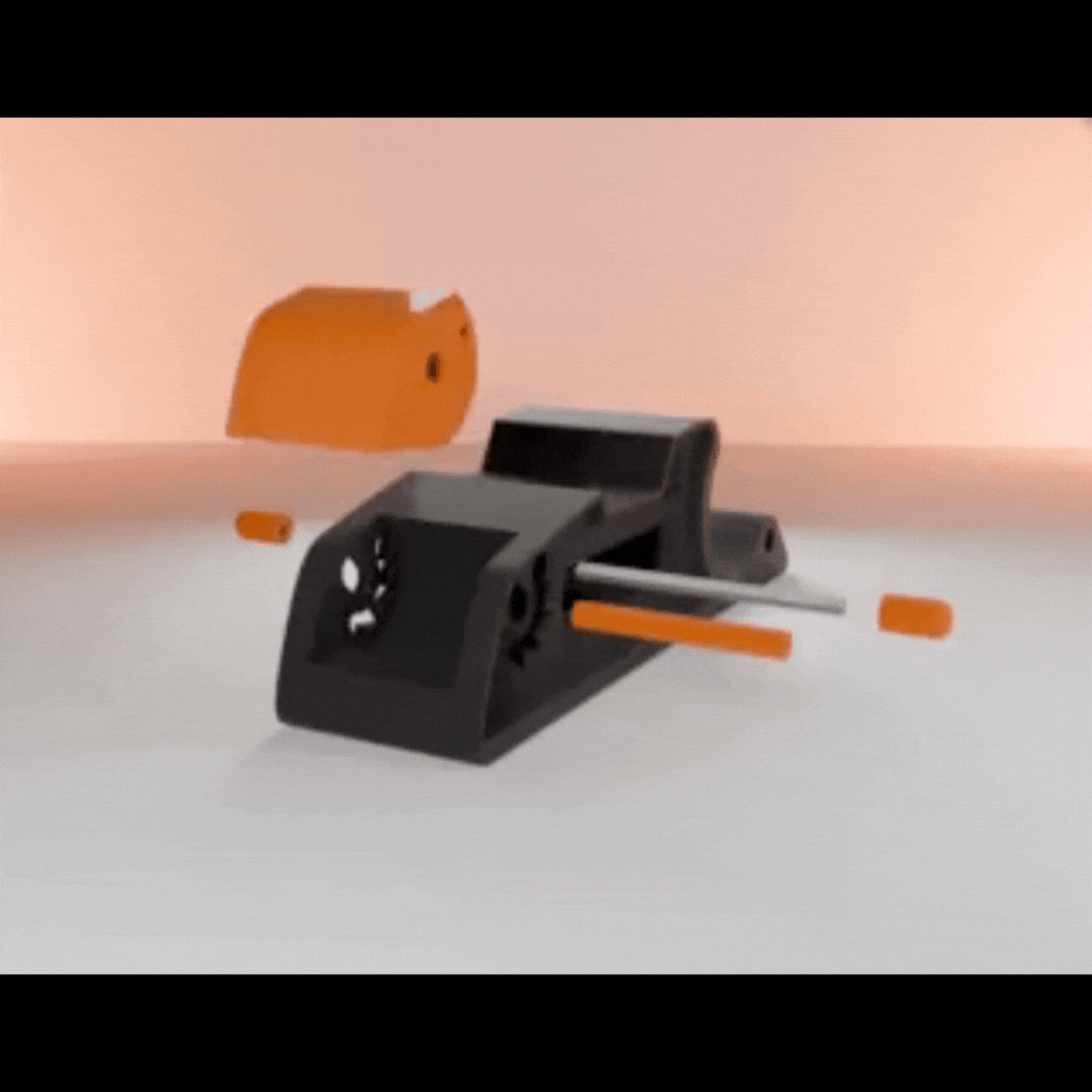 Handheld Surface Sander with 40 × 2 mm Mandrel & Sandpaper – Manual Finishing Tool