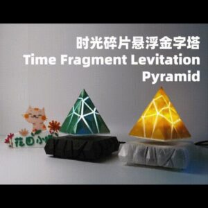 Levitation Pyramid from Fragments of Time – Mystical 3D-Printable Artifact for Collectors & Researchers